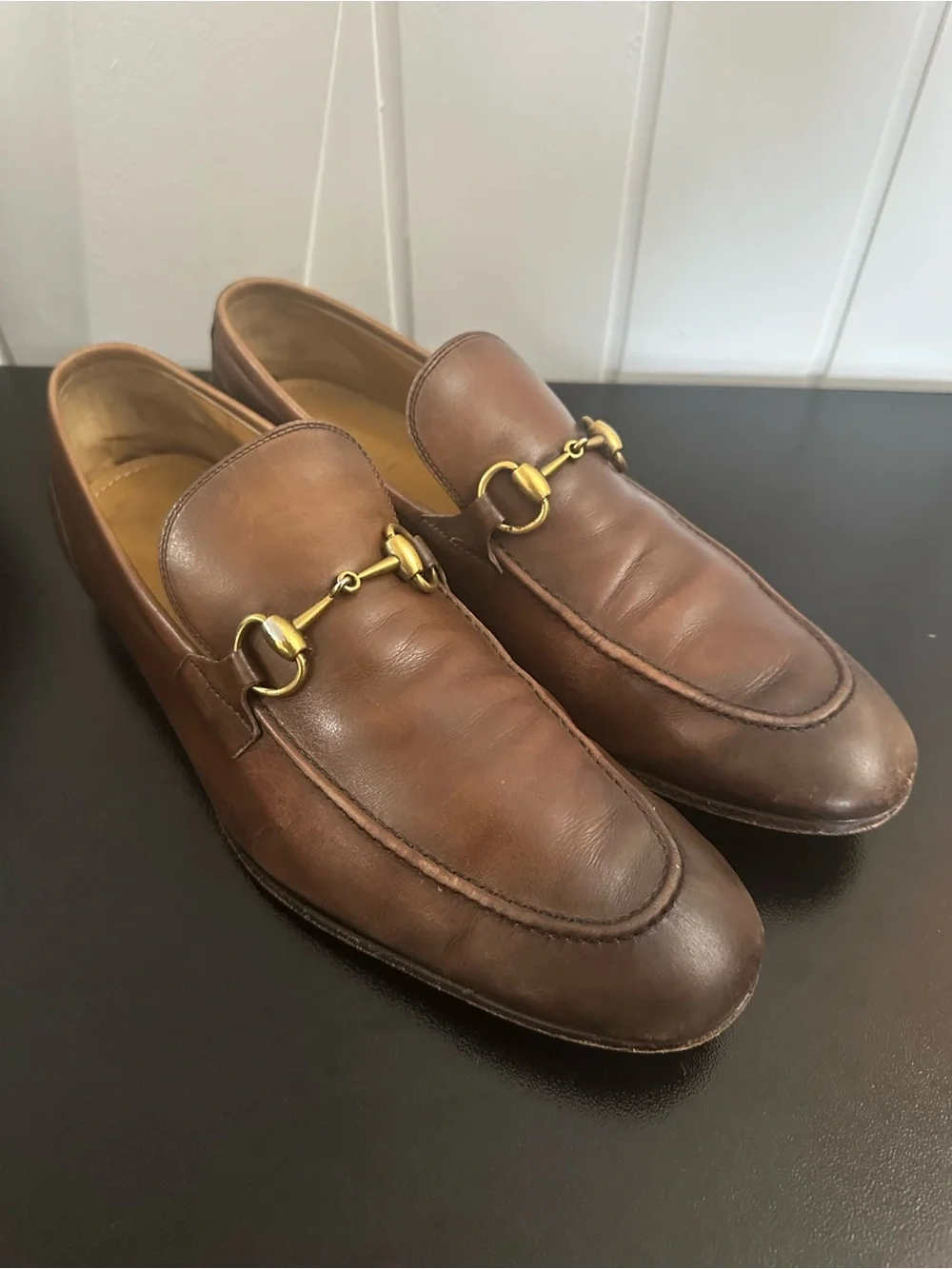 Gucci jordaan leather